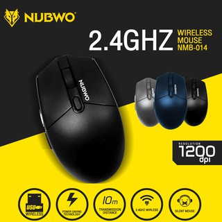 เม้าส์ไร้สาย เสียงเงียบ Mouse Wireless Nubwo NMB-014