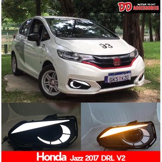 DRL honda jazz 2017 LED bar