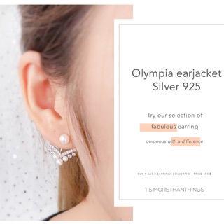 Olympia Earring jacket🌟 Silver 925