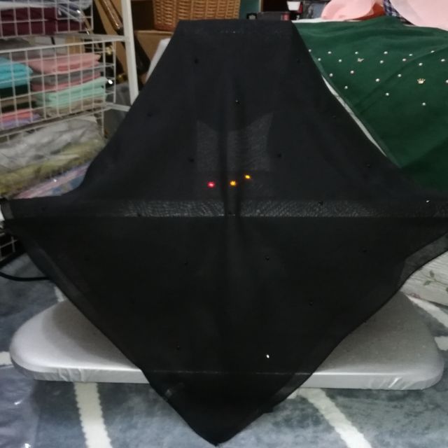 PLAIN DIVASCARF BLACK DIAMOND
