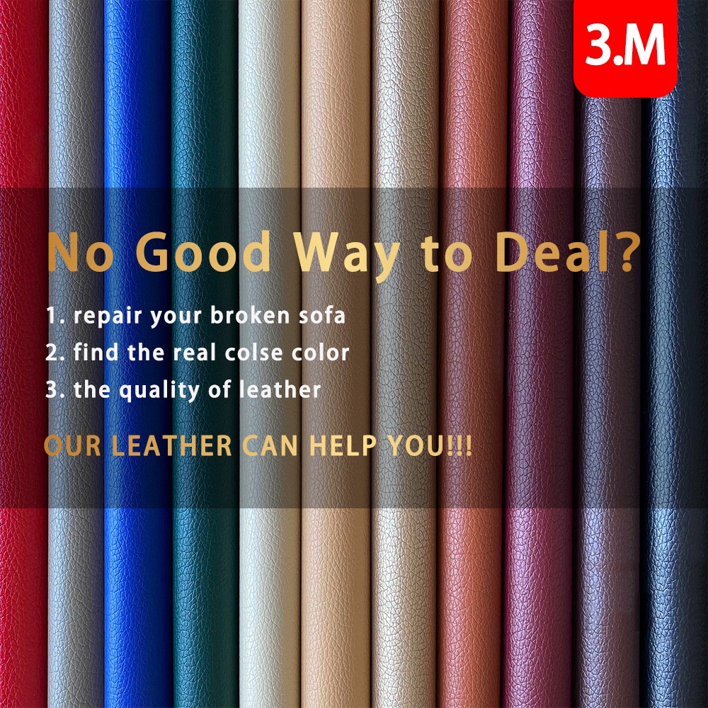 ขนาด 120×50 ซม. แผ่นหนังปะโซฟา 3m หนังซ่อมโซฟามีกาวในตัวกันน้ำทนต่อการสึกหรอ ซ่อมเบาะหนังหนังเทียมมีกาวเหมาะสำหรับรถยนต์ ราคา ถูกที่สุด ดีลบีเคเค แกลเลอรีภาพที่ 3