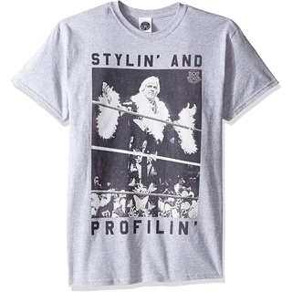 Speed man ผู้ชายและผู้หญิง WWE Mens RIC Flair Stylin And Profilin T-Shirt sale