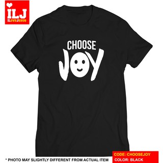 Ilj เสื้อยืดลําลอง แขนสั้น พิมพ์ลาย Chose Joy Gospel Christian ของขวัญคริสเตียน สําหรับผู้ชายสามารถปรับแต่งได้