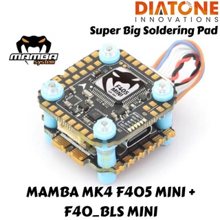 Diatone MAMBA (20X20) MK4 F405 MINI + F40_BLS MINI ESC 6S 8bit Dshot300/600 Stack M-60879