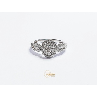 แหวน 18k. white gold 4.10กรัม