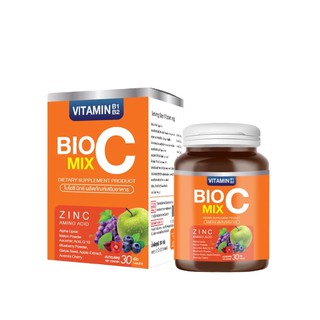 BIO C MIX ไบโอซี มิกซ์ วิตมินซี 1000mg. (30เม็ด)