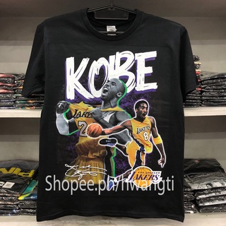 ผ้าฝ้าย 100%COTTONKobe BRYANT เสื้อยืด DUNKING SHIRT DTG ( B-006 ) sizes-5xl