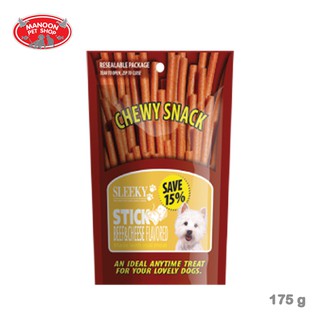 [MANOON] SLEEKY Chewy Stick Beff &amp; Cheese Flavored รสเนื้อชีส 175 กรัม (ชนิดแท่ง)