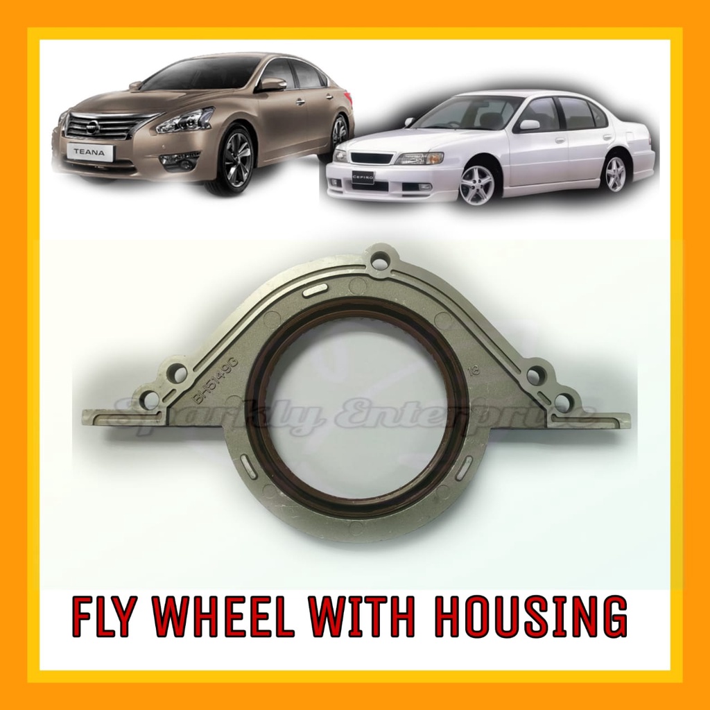 NISSAN CEFIRO A32 A33,TEANA FROTIER J32 V6, SKYLINE V35 V36,ELGRAND VQ35DE E52 FLYWHEEL ซีลน้ํามัน 1