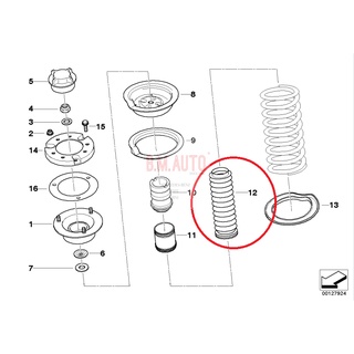 กันฝุ่นโช๊คอัพหน้า BMW E36 รุ่นที่เป็นยางย่น ราคาสินค้าต่อ1คู่ ได้2ชิ้นค่ะ