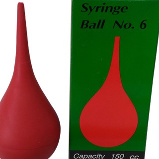 SYRING BALL NO.6 ลูกยางแดง