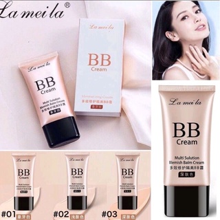 คอนซีลเลอร์ BB cream lameila แบบหลอด ปกปิดรอยสิว รอยแดง รองพื้นเนื้อครีมมี่