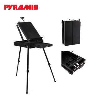 Pyramid ขาตั้งอลูมิเนียม + กล่องไม้ ขนาด 72x114x140 cm. สีดำ 620518