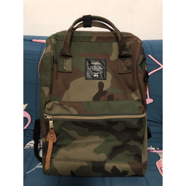 📌พร้อมส่ง 📦 ✅Anello classic mini Backpack สี CAMO ของแท้ 100% 699฿