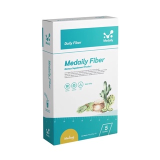 Medaily Fiber ไฟเบอร์ลดพุง ดีท็อกซ์ลดน้ำหนัก ลดบวม ปรับสมดุลลำไส้ ล้างสารพิษตับ เมดเดลี่ย์ ไฟเบอร์