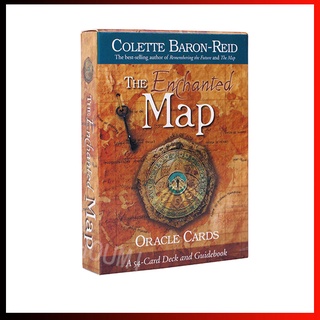 【Ready Stock】54 Card Deck The Enchanted Map Oracle Cards