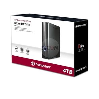 Transcend External HDD 4TB รับประกัน 3 ปี - มีใบกำกับภาษี-TS4TSJ35T3