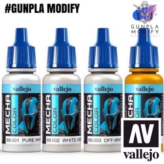 Vallejo Mecha Color สีอะคริลิคสูตรน้ำ 1-4