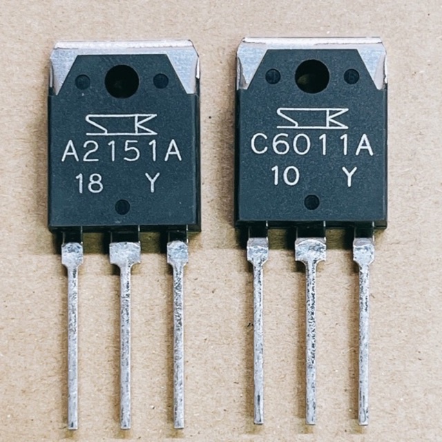 [จำนวน 1คู่] Transitor ทรานซิเตอร์ เบอร์ A2151A - C6011A ยี่ห้อ SANKEN ของแท้