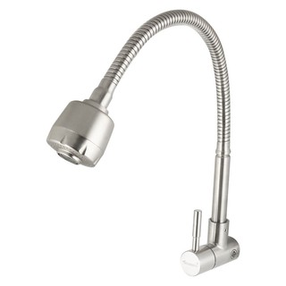 ก๊อกซิงค์ เดี่ยว แบบติดผนัง NOVABATH NVB-KT214S สเตนเลส WALL MOUNTED PULL-OUT SINK FAUCET NOVABATH NVB-KT214S STAINLESS