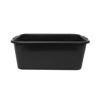 Decos กะละมังพลาสติกเหลี่ยม 40 ลิตร รุ่น 54231 สีดำ |BAI|