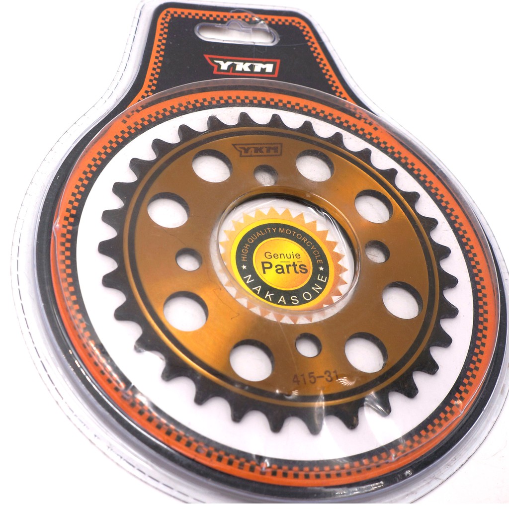 EX5 DREAM WAVE100 WAVE 100 REAR SPROCKET GOLD 415H-26T 27T 28T 29T 30T 31T 32T 33T 34T 35T (HEAVY DU