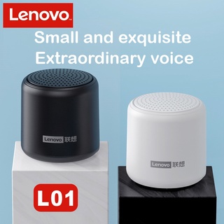 ของแท้ Lenovo L01 ลําโพงบลูทูธไร้สาย สเตอริโอ 3D เบสเซอร์ราวด์ แบบพกพา พร้อมไมโครโฟน