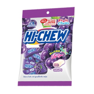 Morinaga Hi Chew Grape Chewy Candies 100g. โมรินากะไฮชิวลูกอมเคี้ยวองุ่น 100กรัม