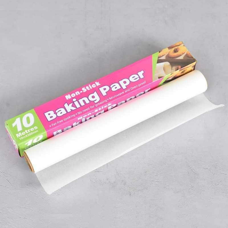 กระดาษไขรองอบ baking paper ขนาดกว้าง 30 ซม. ยาว 10 เมตร