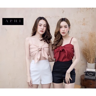 เสื้อสายเดี่ยวทรงสวย ผูกอกหน้างานดีมากกกกกก ใส่ได้ 2 แบบ งานสวยมาก