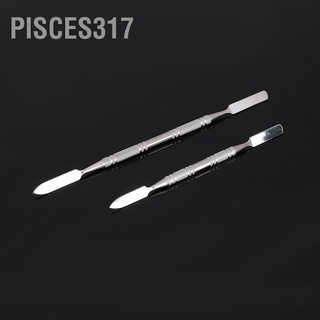 Pisces317 Stainless Steel Double-Ended Scar Wax Spatula Applicator Special Effects FX Makeup Tool