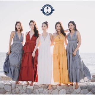 Hot !! 🏝Infinity Love Maxi Dress🍍 เดรสตัวยาว ทรง infinity ผูกได้หลายแบบมากค่ะ คุ้มมากตัวนี้