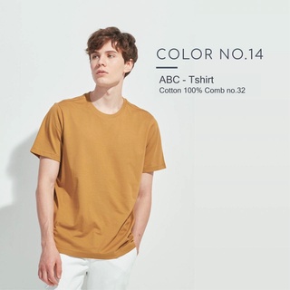 เสื้อยืด Cotton 100% คอกลม ( สีหมายเลข 14 )