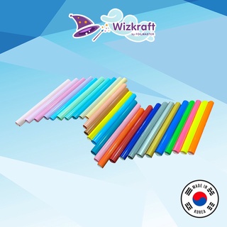 เฟล็กติดเสื้อ 1เมตร Wizkraft FLEX PU เฟล็กตัด สีพาสเทล pastel colour เนื้อนุ่ม ยืดหยุ่น ติดง่าย จากเกาหลี Made in Korea