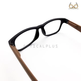 Optical Plus แว่นสายตาสั้น Glasses เลนส์ชัด ขาแว่นสปริง แถมถุงผ้าใส่แว่น 115
