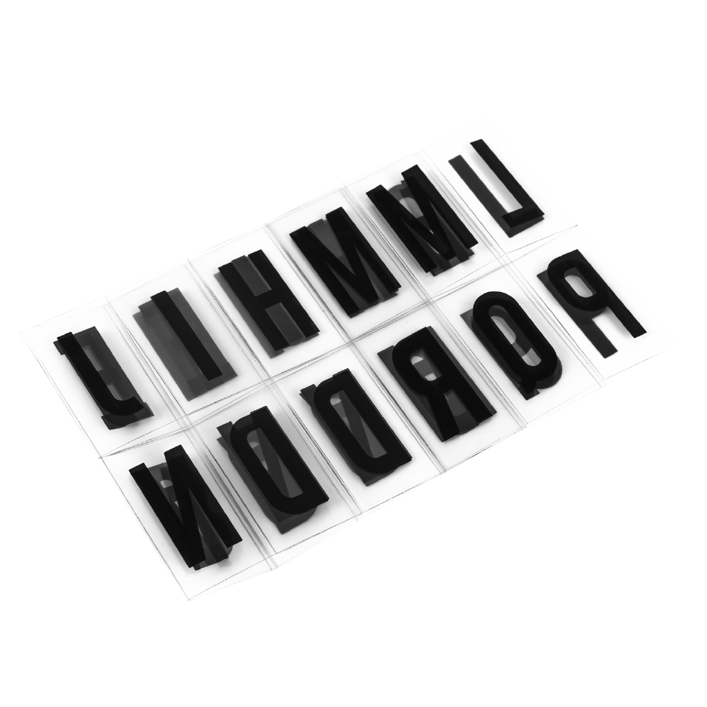 104pcs Cinematic Lightbox Replacement Letters & Numbers Signs black for ...