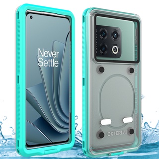 เคสโทรศัพท์มือถือ กันน้ํา 360 องศา สําหรับ Oneplus 7 8 8T 9 10 Pro Ace 9R N10 N200 IP68