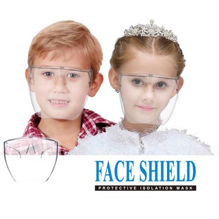 Face Shield กล่องขนาดใหญ่โล่ตา Anti-Fog และ Splash เด็กกะบังหน้าสำหรับป้องกันหน้าป้องกันการแยก Facemask สำหรับเด็ก