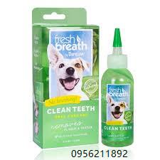 🔥 ฮ่าๆ ถูกที่สุด! ! 🔥 Tropiclean Fresh Breath Clean Teeth Gel 4oz. Exp.11/23