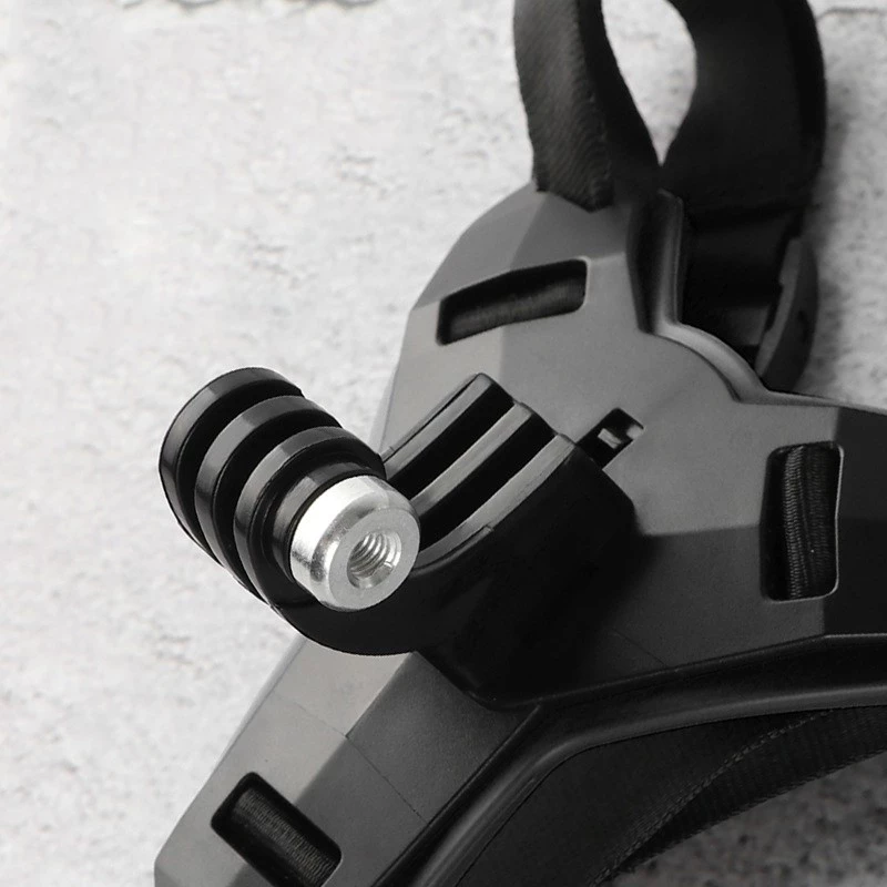 ขาตั้งกล้องติดหมวกกันน็อคสําหรับ dji/gopro hero 8 7 6 5 sjcam action camera thumbnail 5