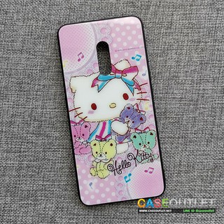 เคส Oppo K3 Kitty คิ๊ตตี้ หลังกระจก ขอบยาง