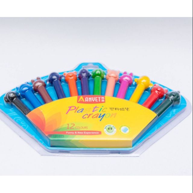 สีเทียนปลอดสารพิษ สีเทียนnon toxic สีเทียนรูปสัตว์  สีเทียนสำหรับเด็ก สีเทียนแท่งอ้วน สีเทียนกลม cra