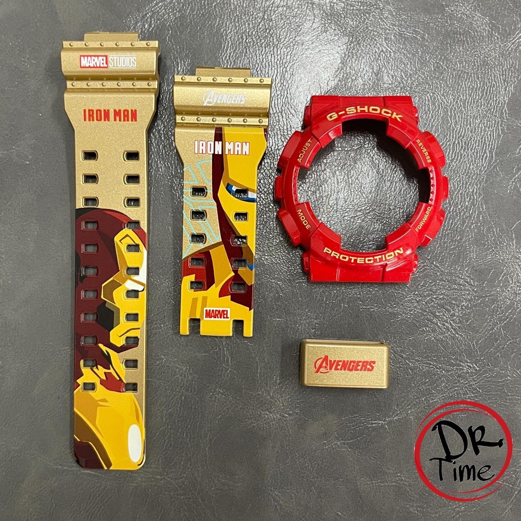 กรอบสาย G-SHOCK ของแท้ 100% สกรีน IRon man รุ่นGA-110,GA-100,GA-120,GA-140,GD-100,GD-120