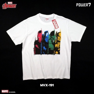 Power 7 Shop เสื้อยืดการ์ตูน ลิขสิทธ์แท้ MARVEL COMICS  T-SHIRTS (MVX-191)