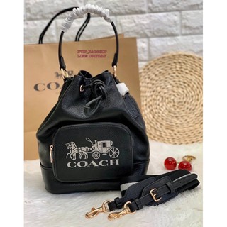 COACH Jes Drawstring Bucket Bag แท้ COACH FACTORY