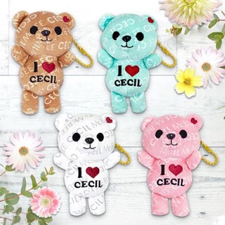 CECIL McBEE Mascot พวงกุญแจ​ตุ๊กตา​หมี​