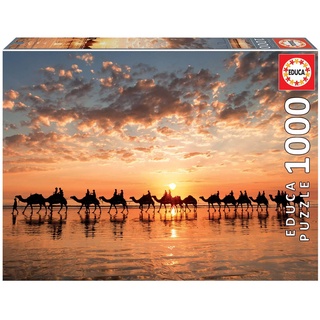 จิ๊กซอว์ Educa - Golden sunset on Cable Beach, Australia  1000 piece  (ของแท้ มีสินค้าพร้อมส่ง)