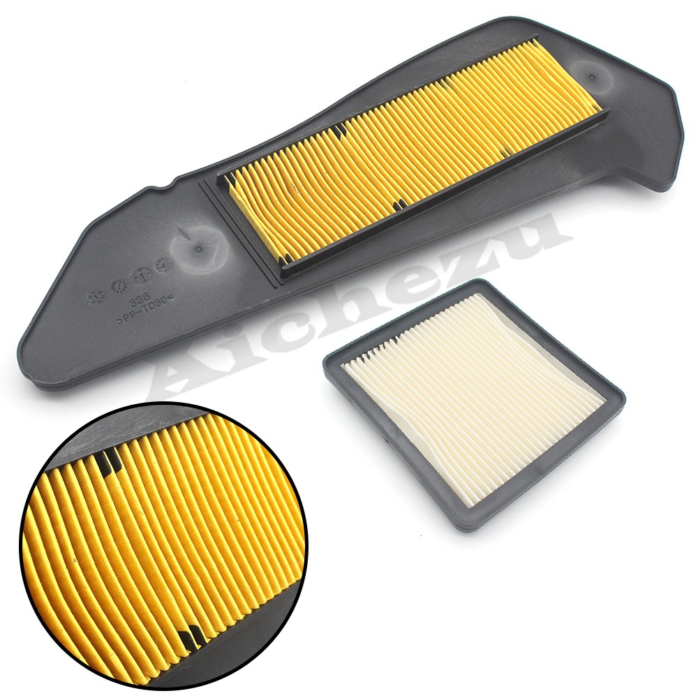 รถจักรยานยนต์กรองอากาศ Air Intake Cleaner เครื่องยนต์ป้องกัน Air Cleaner Filter สําหรับ Yamaha XMAX 250 300 X MAX 300