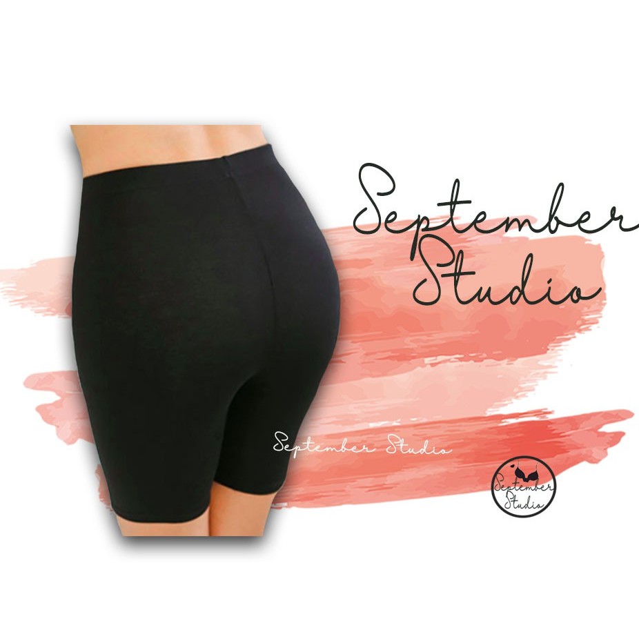 กางเกงซับในสีดำ มีทั้งขายาว ขาสั้น เนื้อผ้าเกรดดีไม่บาง นุ่ม มี 2 แบบ 5 ไซส์ มีไซส์ใหญ่ - รูปที่ 2