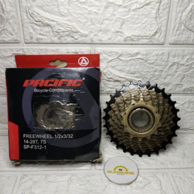 เฟือง Freewheel Gear 7 สปีด PACIFIC SP-F312-1 Kang Yue ด้าย 14-28T